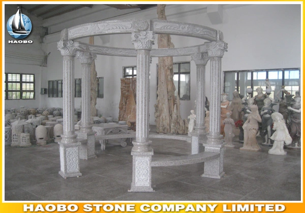 Asian Granite Garden Gazebo