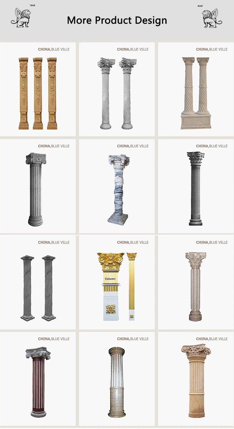 China Manufacture Cheap Price Natural Granite Marble Stone Pillar Column Mcc-01