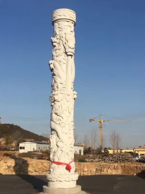 Escultura decorativa esculpida em pedra ou granito em tamanho real para exteriores